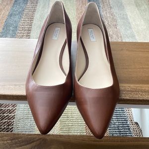 Cole Haan brown flats. Never worn!  Size 11
